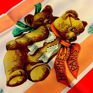 Hermès Scarf Confidents des Coeurs by Loic Dubigeon